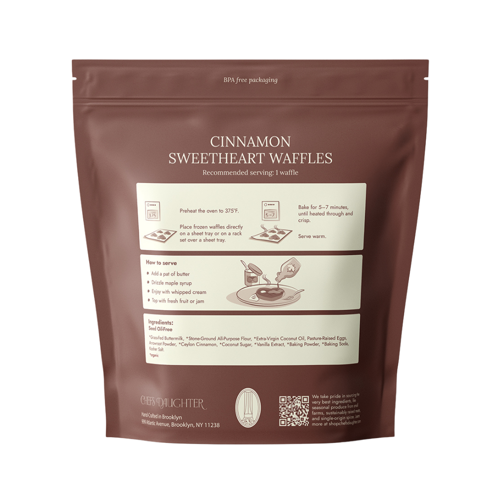 Cinnamon Sweetheart Waffles