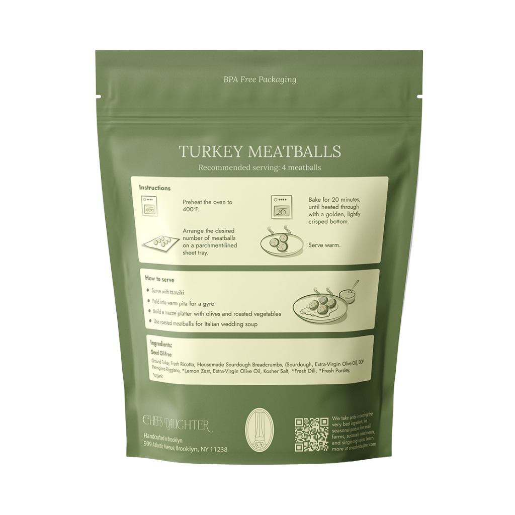 Herb & Lemon Turkey Meatballs