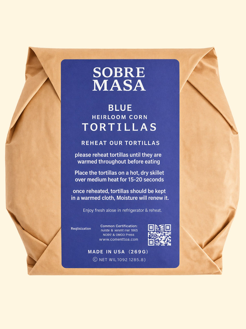 Blue Masa Tortillas